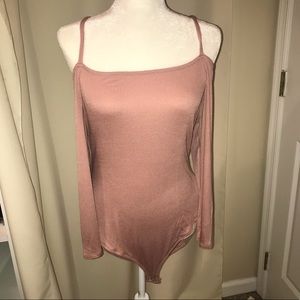 Pink | off-the-shoulder Top | (one piece)